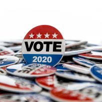 Get Out the Vote 2020 Presidential Voting Buttons